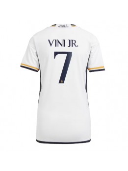 Ženski Nogometna dresi replika Real Madrid Vinicius Junior #7 Domači 2023-24 Kratek rokav